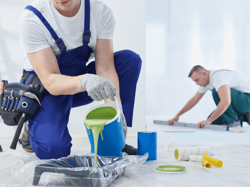 Schildersbedrijf in Sittard Kostenindicatie voor muur verven door een schilder in Sittard